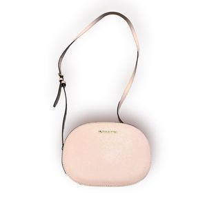 Michael Kors Leather Oval Crossbody Jet Set Travel Blush‎ Pink